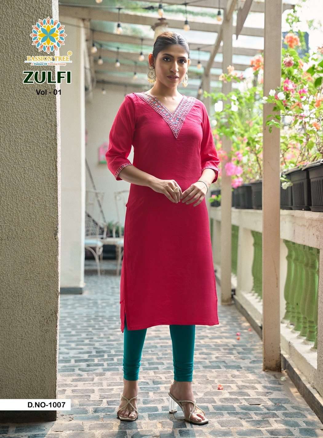 ZULFI VOL-1 BY PASSION TREE IN HEAVY VATICAN PLAIN WITH FANCY EMBROIDERY WORK 