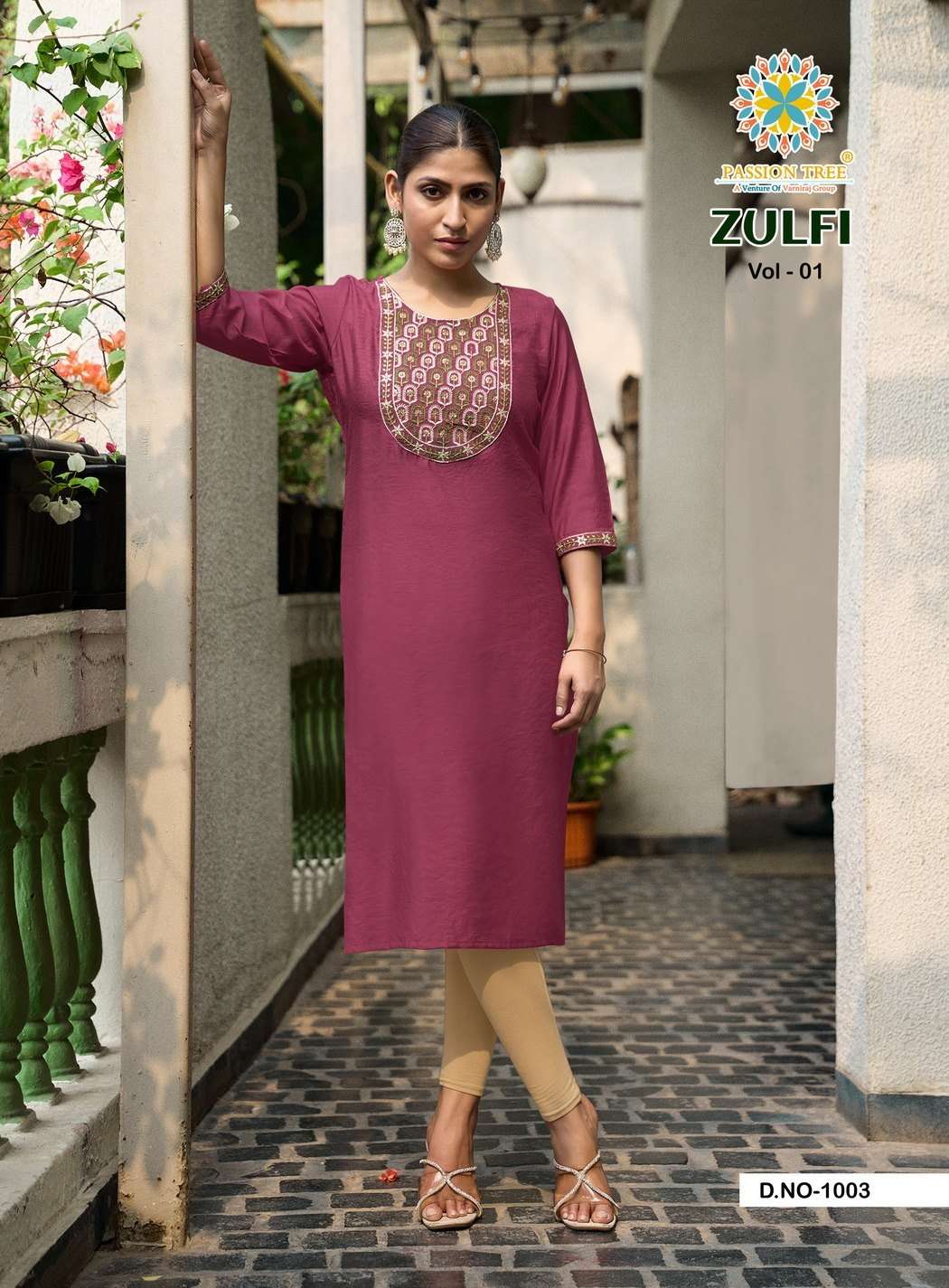 ZULFI VOL-1 BY PASSION TREE IN HEAVY VATICAN PLAIN WITH FANCY EMBROIDERY WORK 