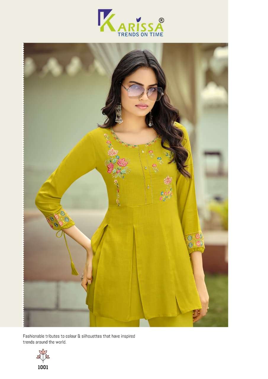 CELINA VOL-3 TOP  PANT CO-ORD SET