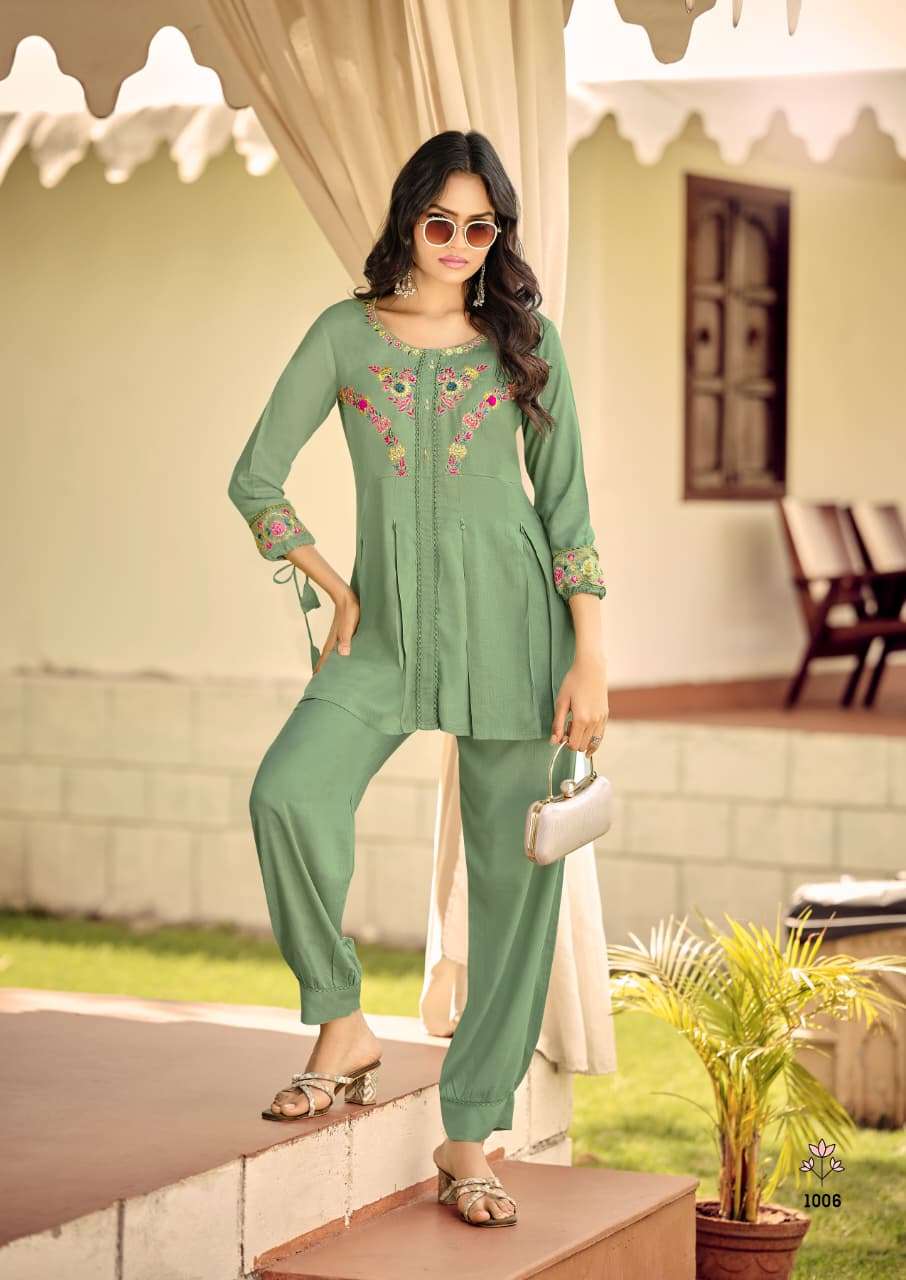 CELINA VOL-3 TOP  PANT CO-ORD SET