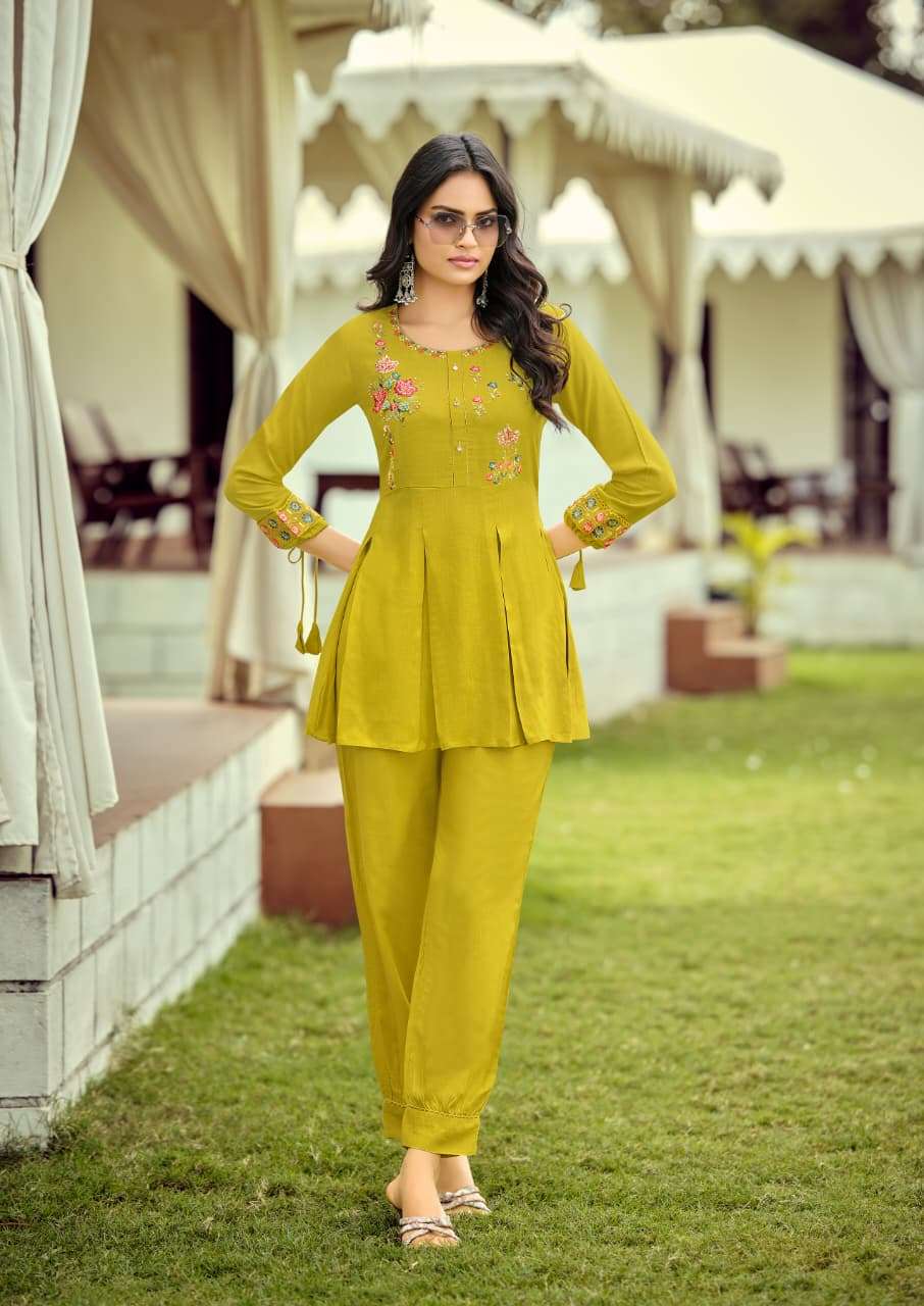 CELINA VOL-3 TOP  PANT CO-ORD SET