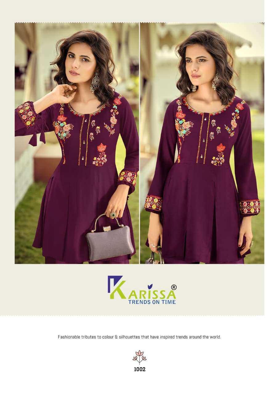 CELINA VOL-3 TOP  PANT CO-ORD SET