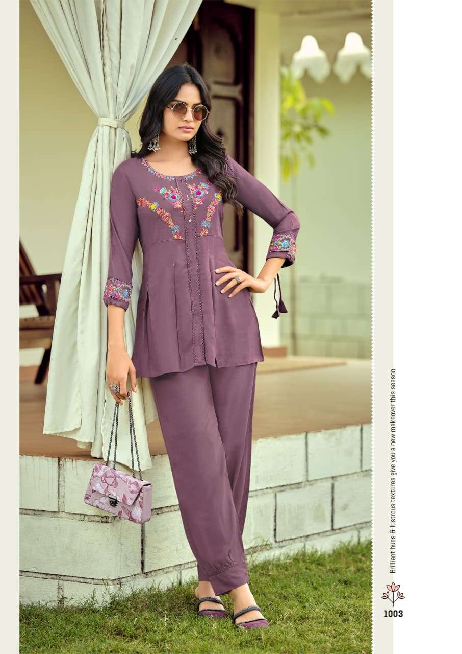 CELINA VOL-3 TOP  PANT CO-ORD SET