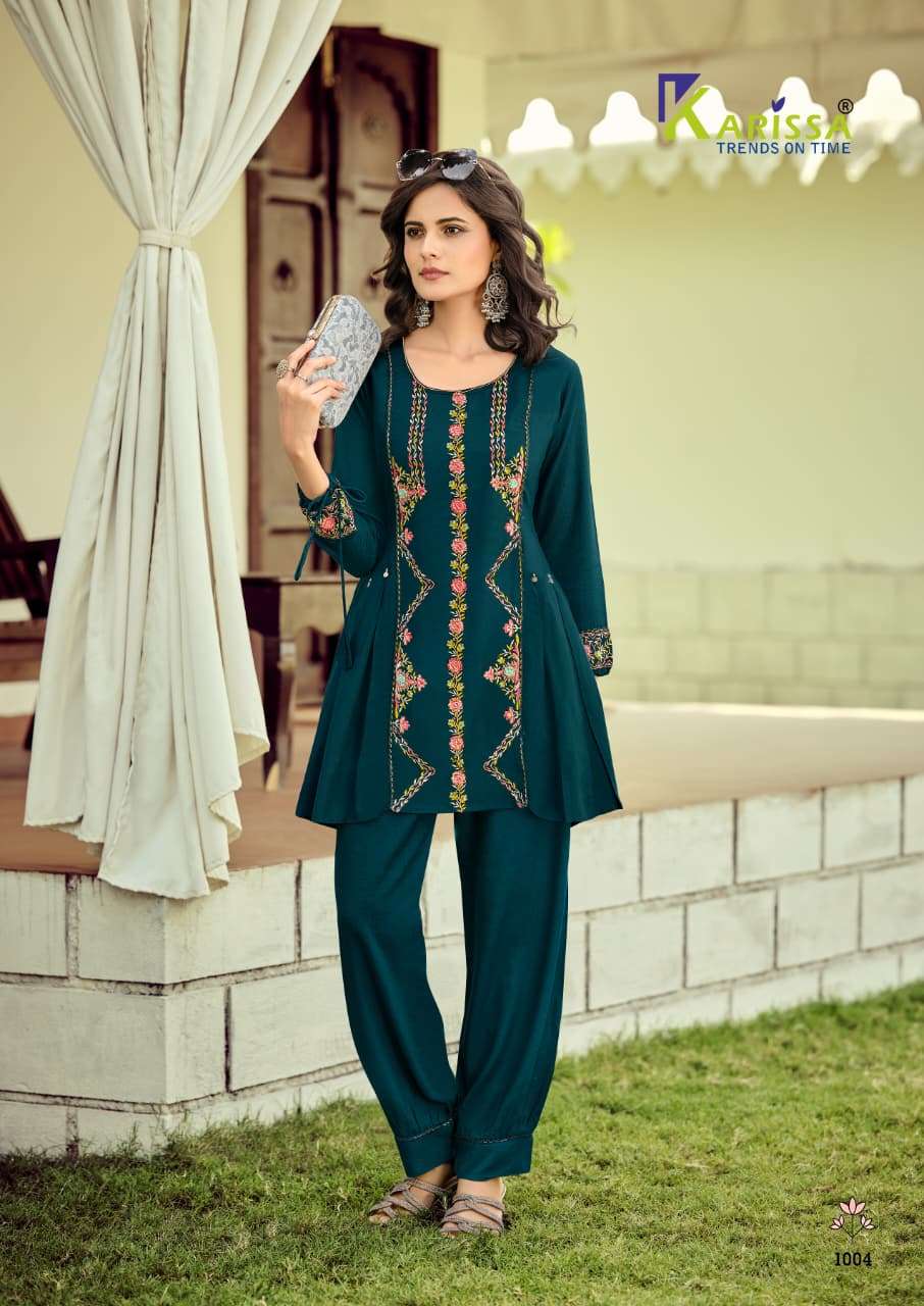 CELINA VOL-3 TOP  PANT CO-ORD SET