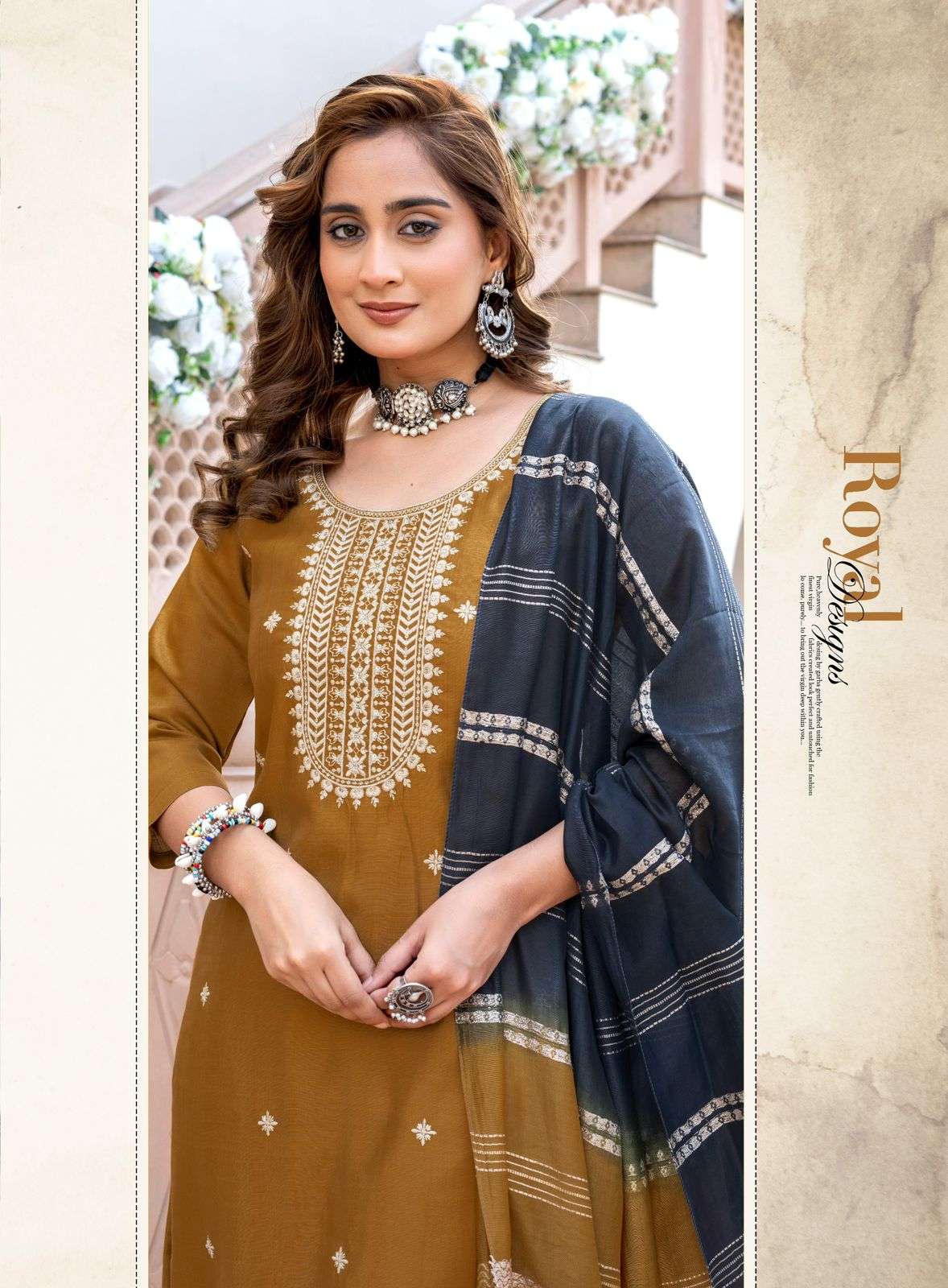 MOST AMAZING PREMIUM VERTICAL STRAIGHT CUT CATALOG WITH CONTRAST MATCHING HEENA VOL-3