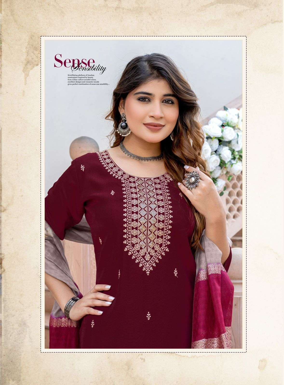MOST AMAZING PREMIUM VERTICAL STRAIGHT CUT CATALOG WITH CONTRAST MATCHING HEENA VOL-3