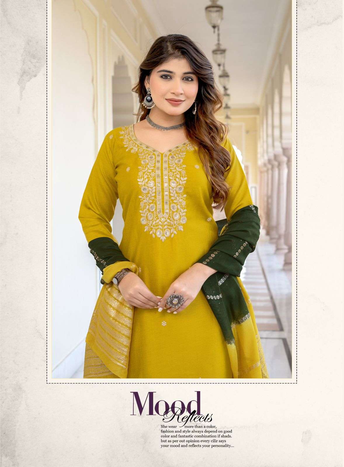 MOST AMAZING PREMIUM VERTICAL STRAIGHT CUT CATALOG WITH CONTRAST MATCHING HEENA VOL-3