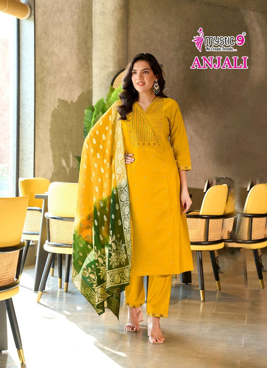  MOST DEMANDING NEW LAUNCHING GADHVAL DOBBY  STRAIGHT CUT KURTI ANJALI VOL-1 CATALOG