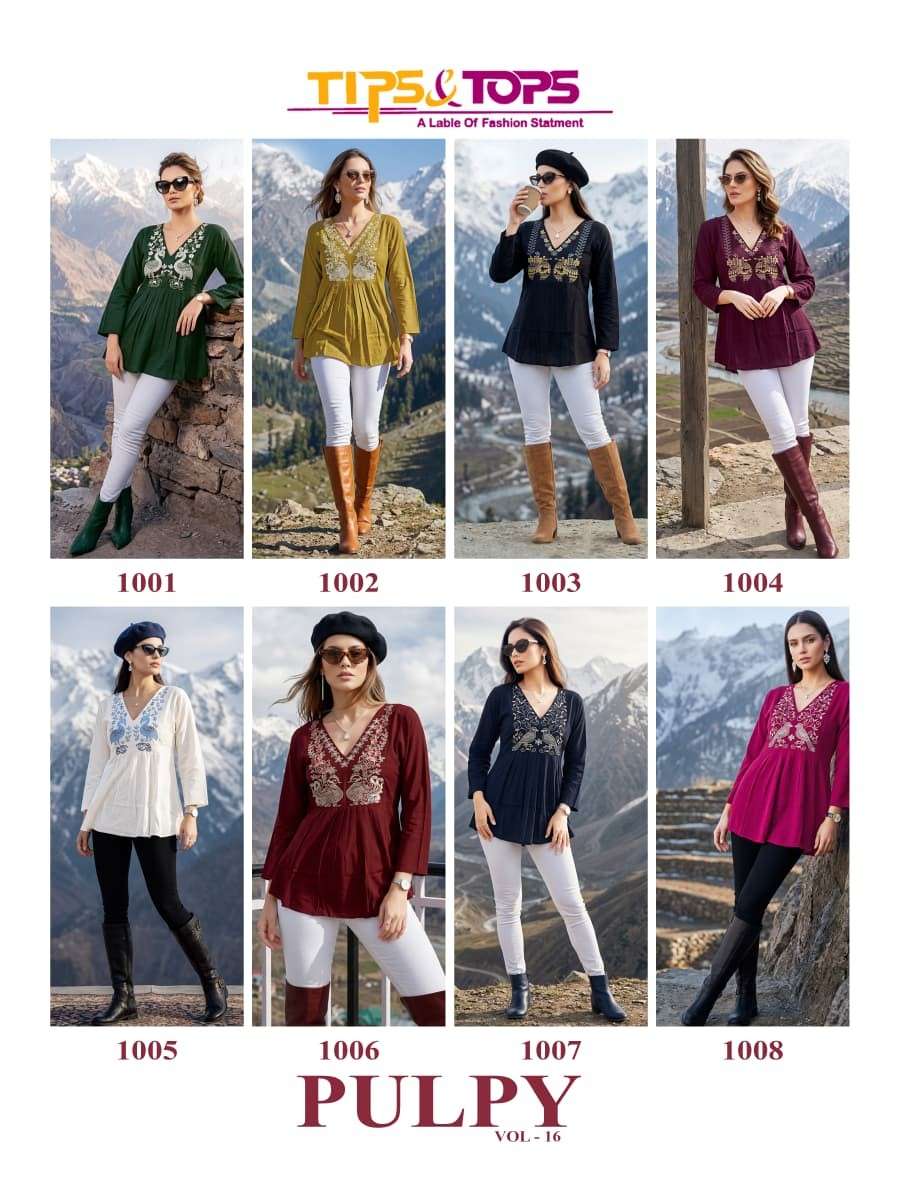 TIPS & TOPS LAUNCHING NEW CATALOG FANCY TOP PULPY VOL -16