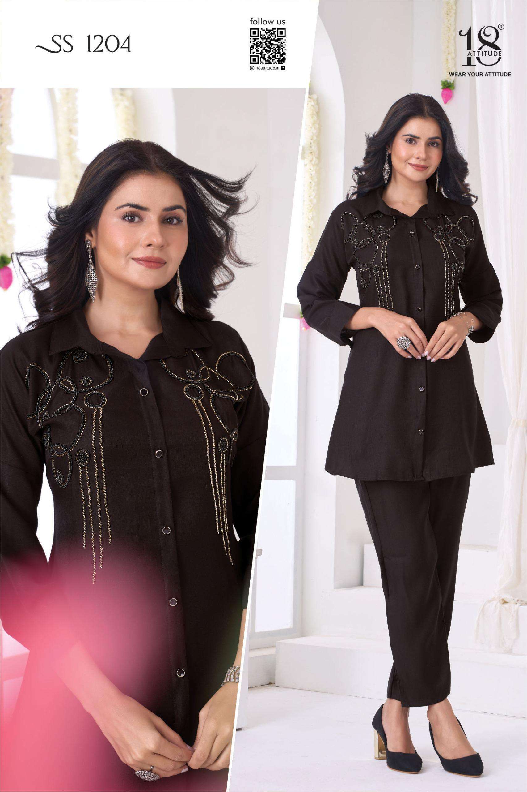 18 ATTITUDE LAUCHING NEW BSY FABRIC CO-ORD SET SHO-SHAA VOL-12  