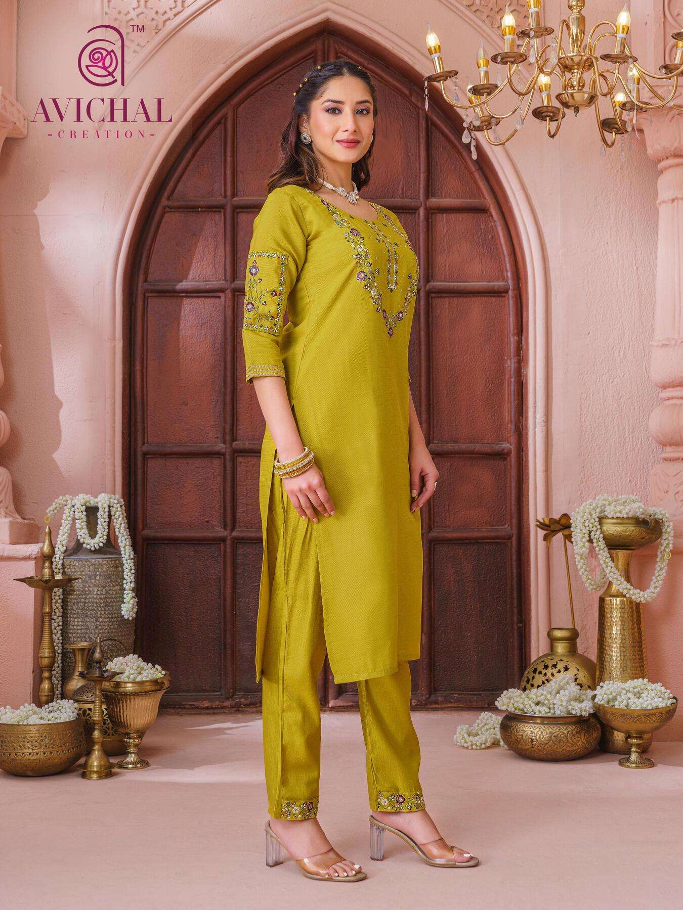 AVICHAL CREATION LAUNCH NEW VISCOSE VATICAT WITH EMBROIDERY WORK