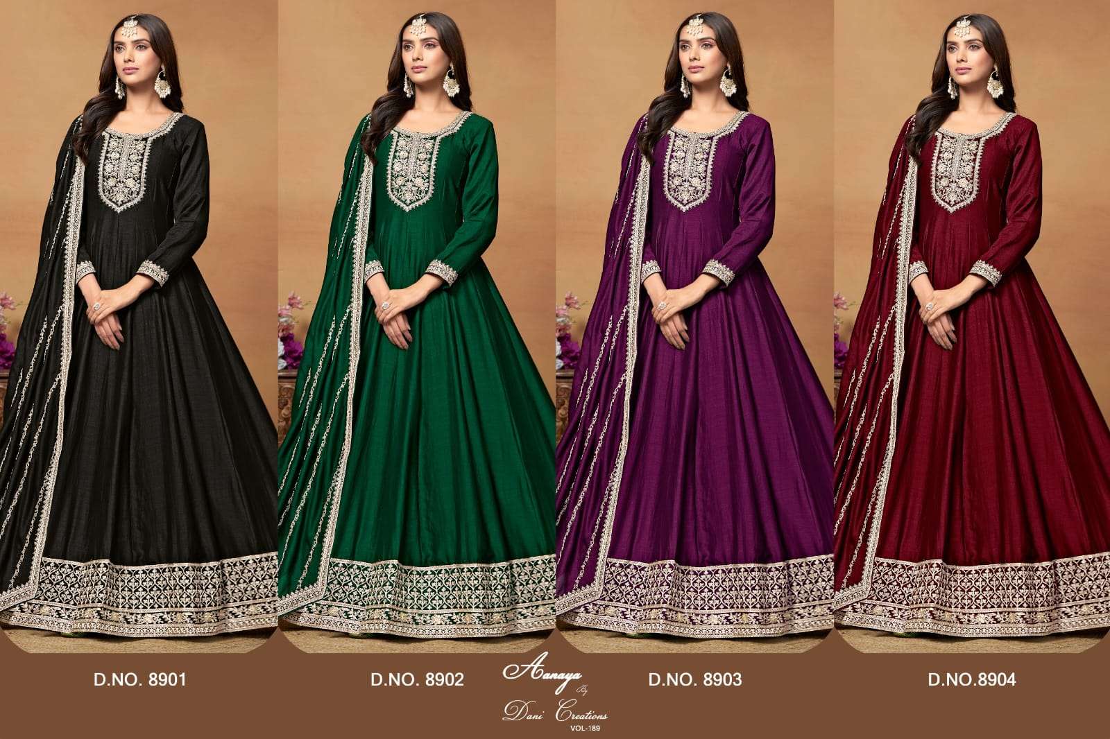 DANI CREATION LAUNCH ART SILK GOWN COLLECTION 