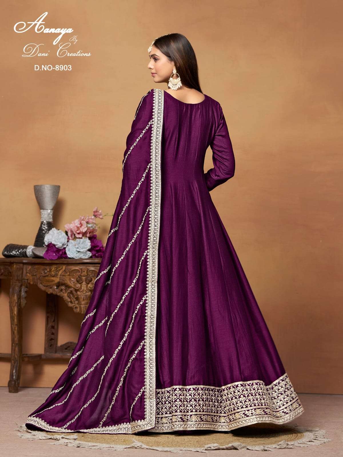 DANI CREATION LAUNCH ART SILK GOWN COLLECTION 