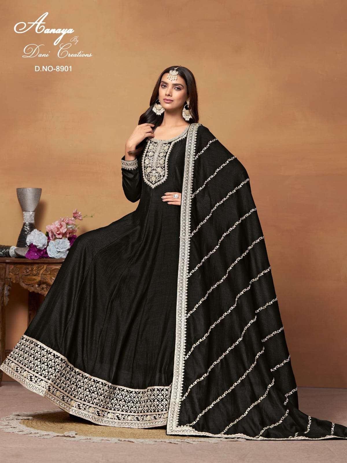 DANI CREATION LAUNCH ART SILK GOWN COLLECTION 