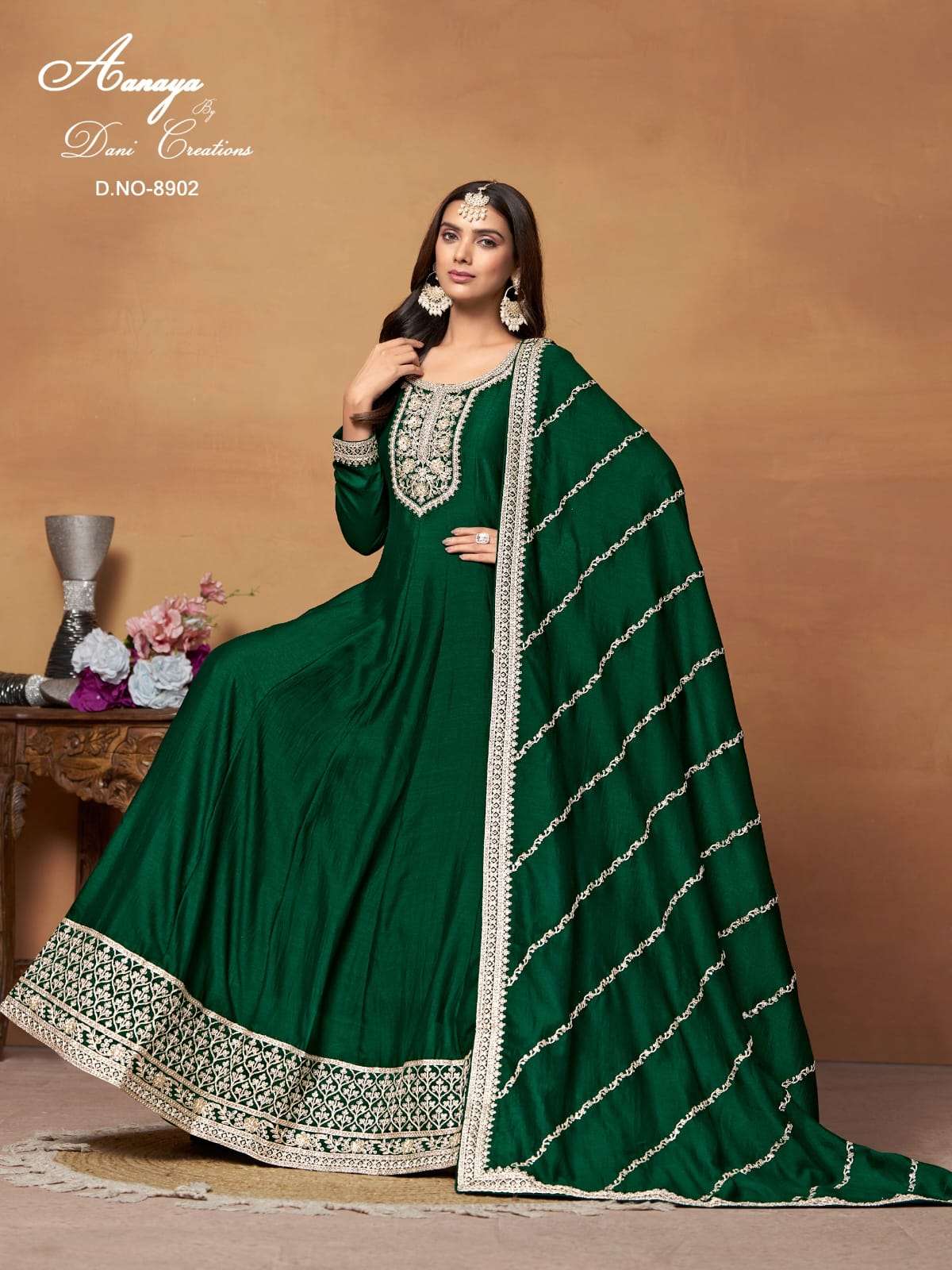 DANI CREATION LAUNCH ART SILK GOWN COLLECTION 