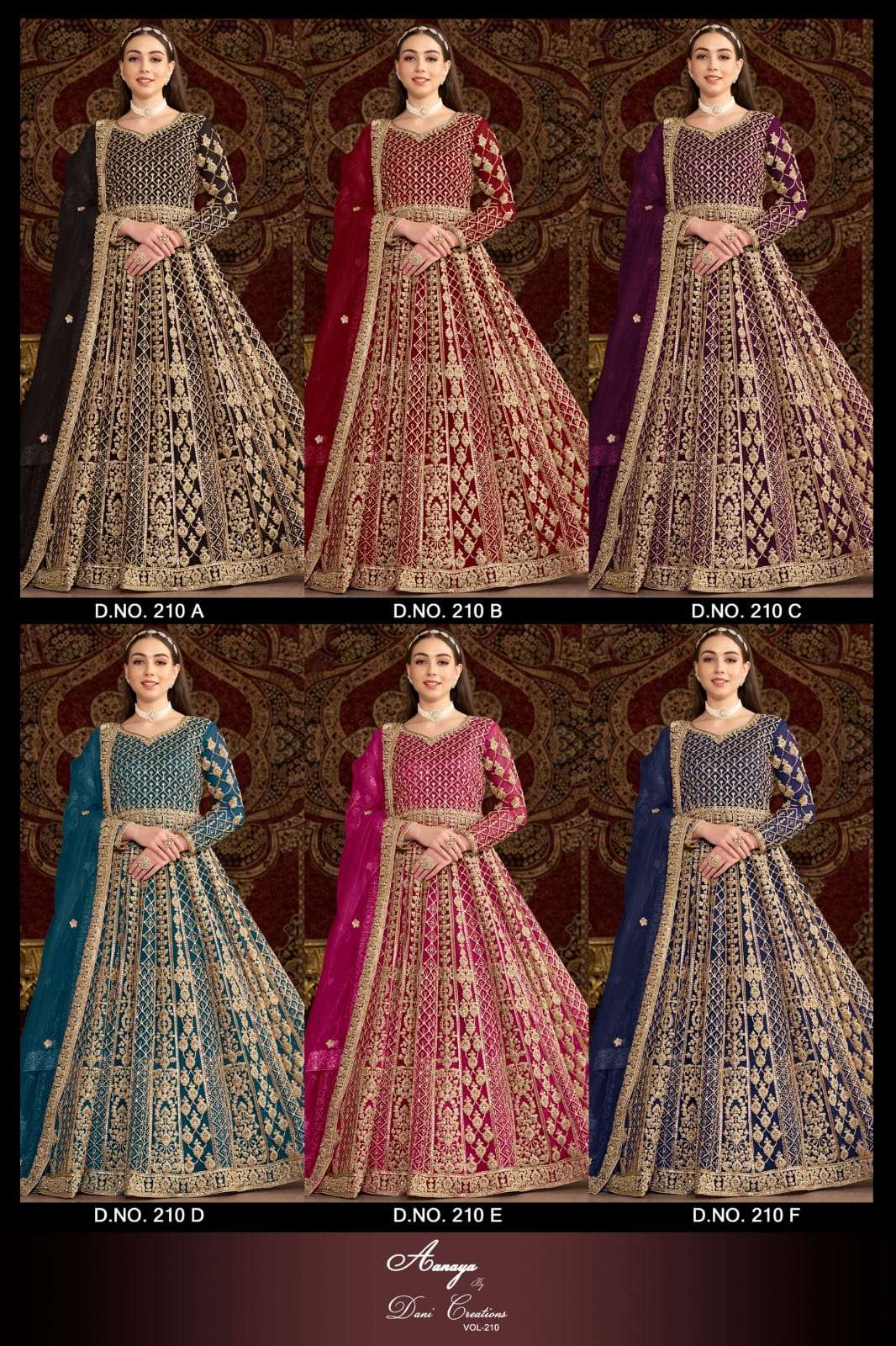 DANI CREATION LAUNCH NET GOWN WITH DUPATTA COLLECTION 