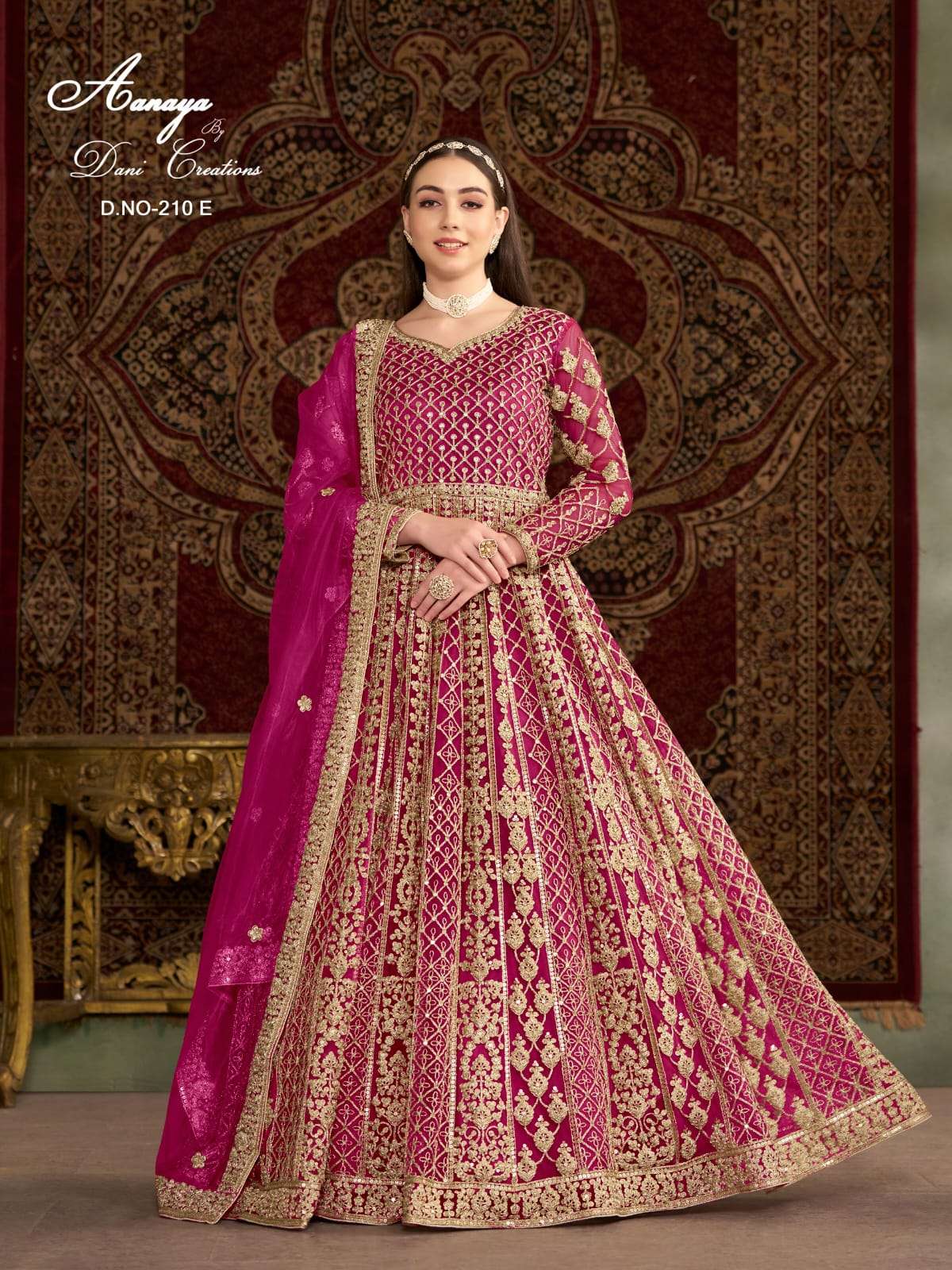 DANI CREATION LAUNCH NET GOWN WITH DUPATTA COLLECTION 