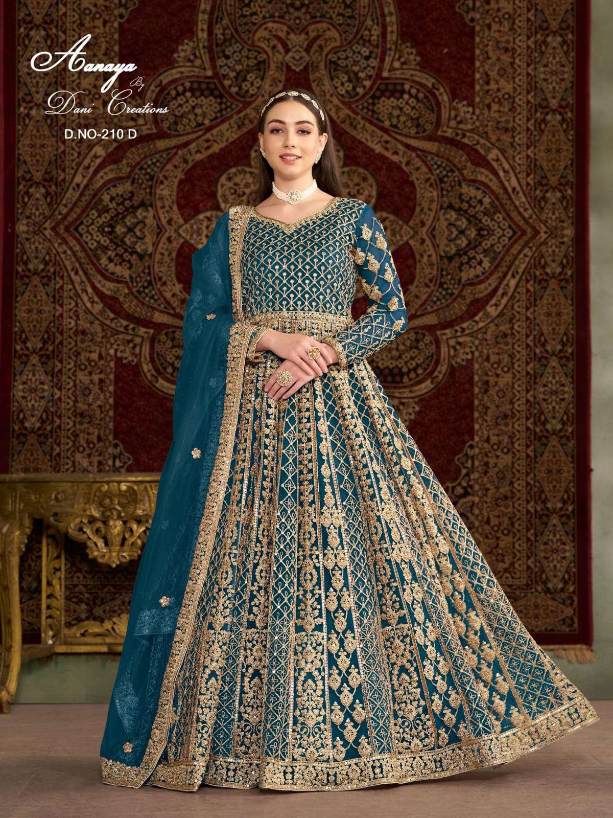 DANI CREATION LAUNCH NET GOWN WITH DUPATTA COLLECTION 