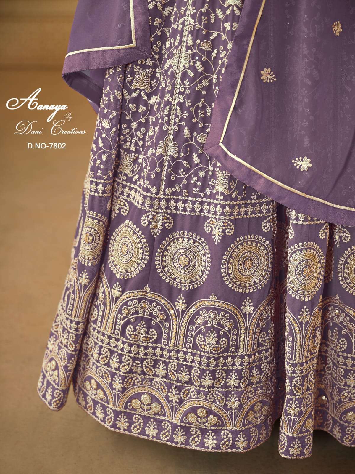GEORGETTE FEBRIC GOWN PANT WITH DUPATTA AANAYA VOL-175