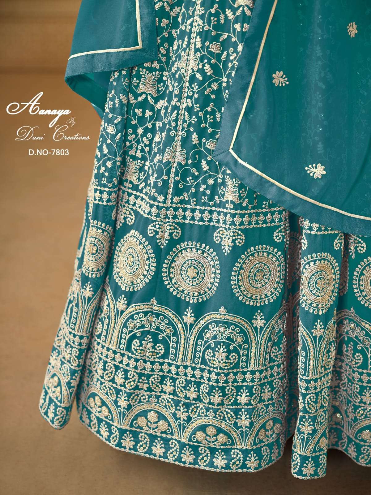 GEORGETTE FEBRIC GOWN PANT WITH DUPATTA AANAYA VOL-175
