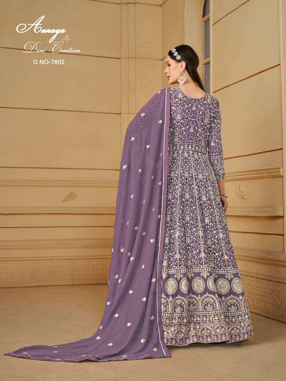 GEORGETTE FEBRIC GOWN PANT WITH DUPATTA AANAYA VOL-175