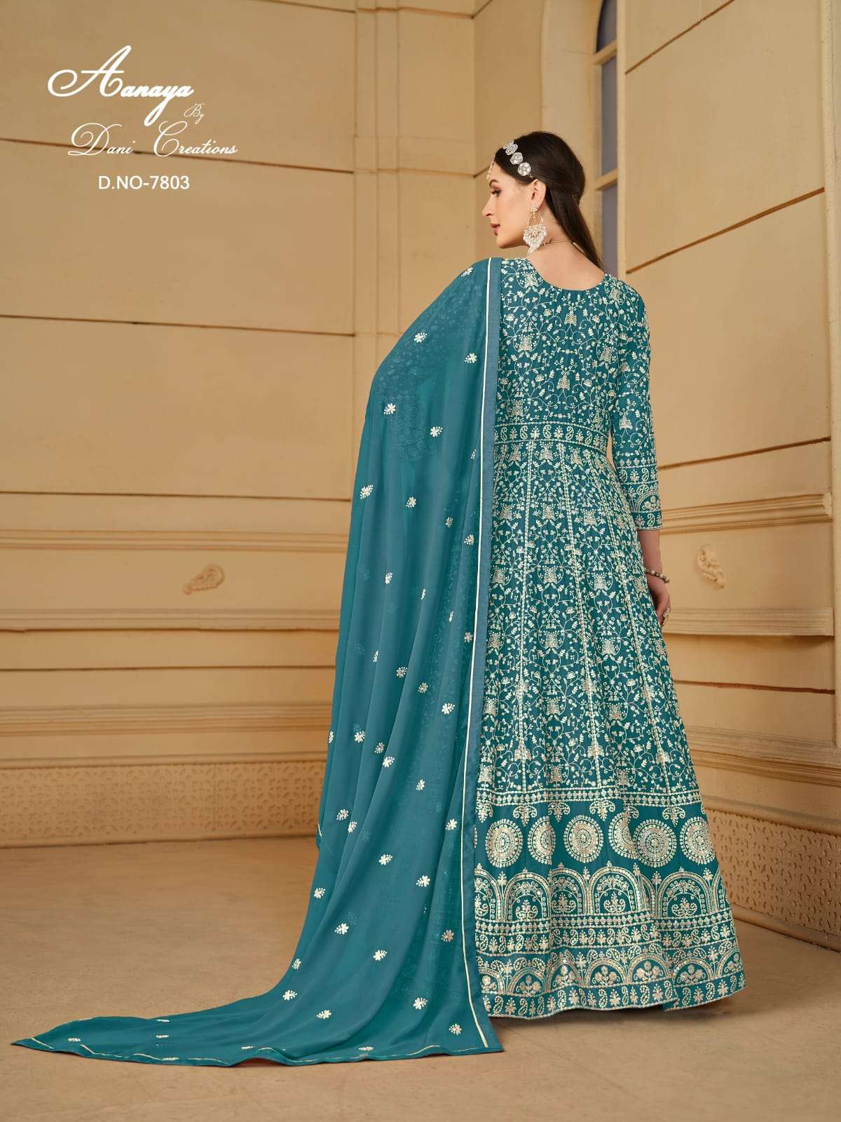 GEORGETTE FEBRIC GOWN PANT WITH DUPATTA AANAYA VOL-175