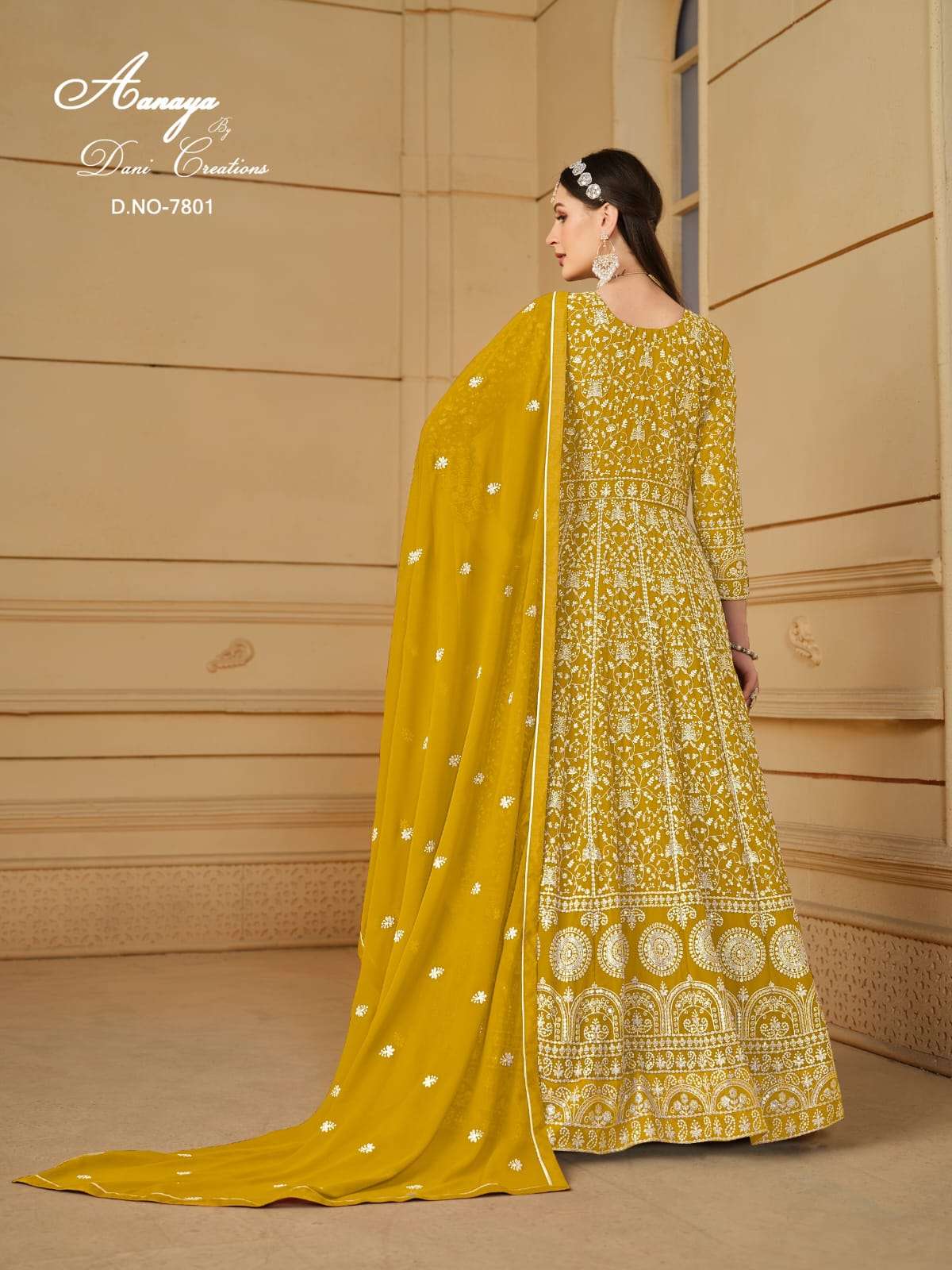 GEORGETTE FEBRIC GOWN PANT WITH DUPATTA AANAYA VOL-175