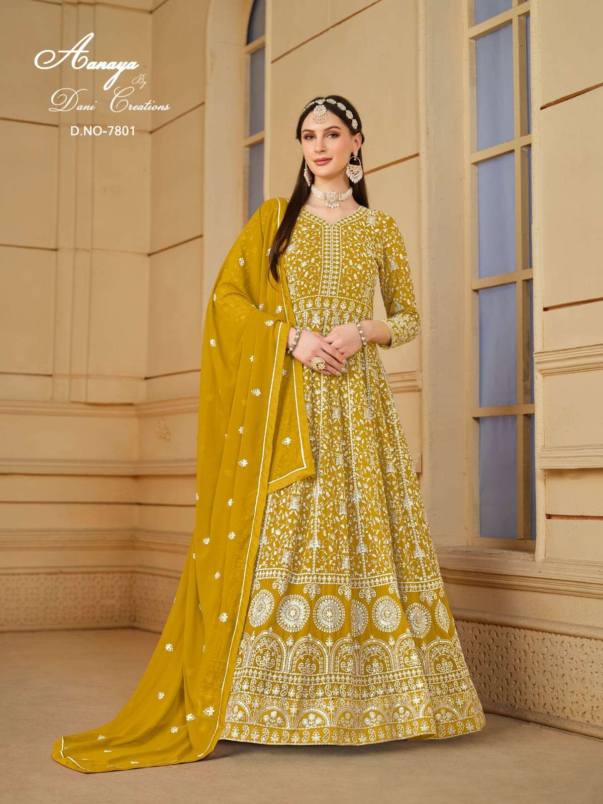GEORGETTE FEBRIC GOWN PANT WITH DUPATTA AANAYA VOL-175