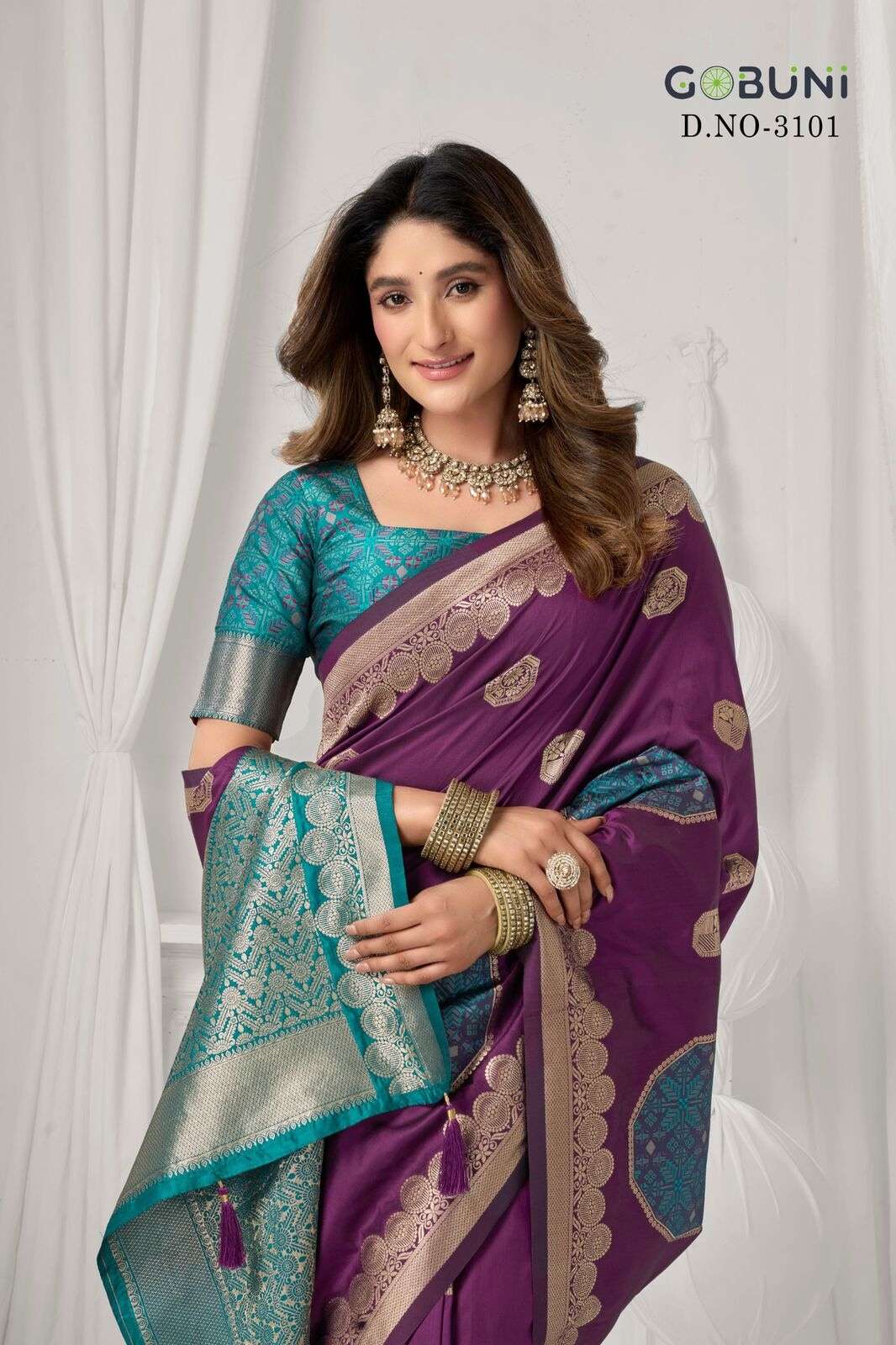 GOBUNI BRAND LAUNCHING SOFT SILK FEATURING ELEGANT FANCY SAREE SHRADDHA CATALOG
