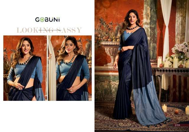 GOBUNI LAUNCHING ELEGANT MAL COTTON SAREE COLLECTION