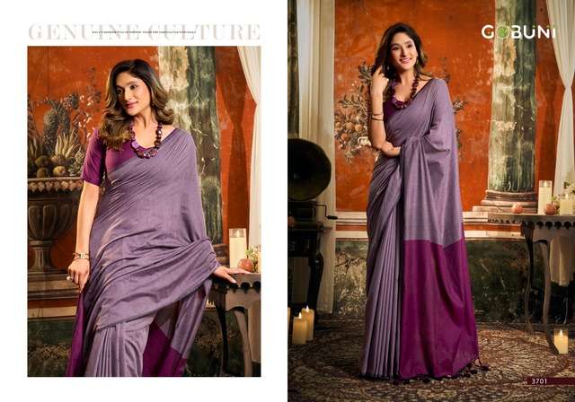 GOBUNI LAUNCHING ELEGANT MAL COTTON SAREE COLLECTION