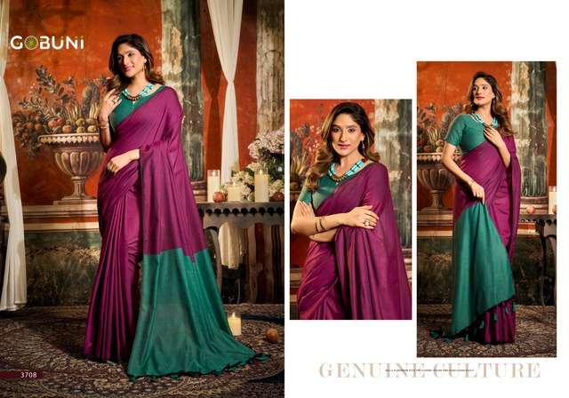 GOBUNI LAUNCHING ELEGANT MAL COTTON SAREE COLLECTION