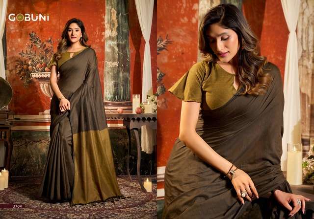 GOBUNI LAUNCHING ELEGANT MAL COTTON SAREE COLLECTION
