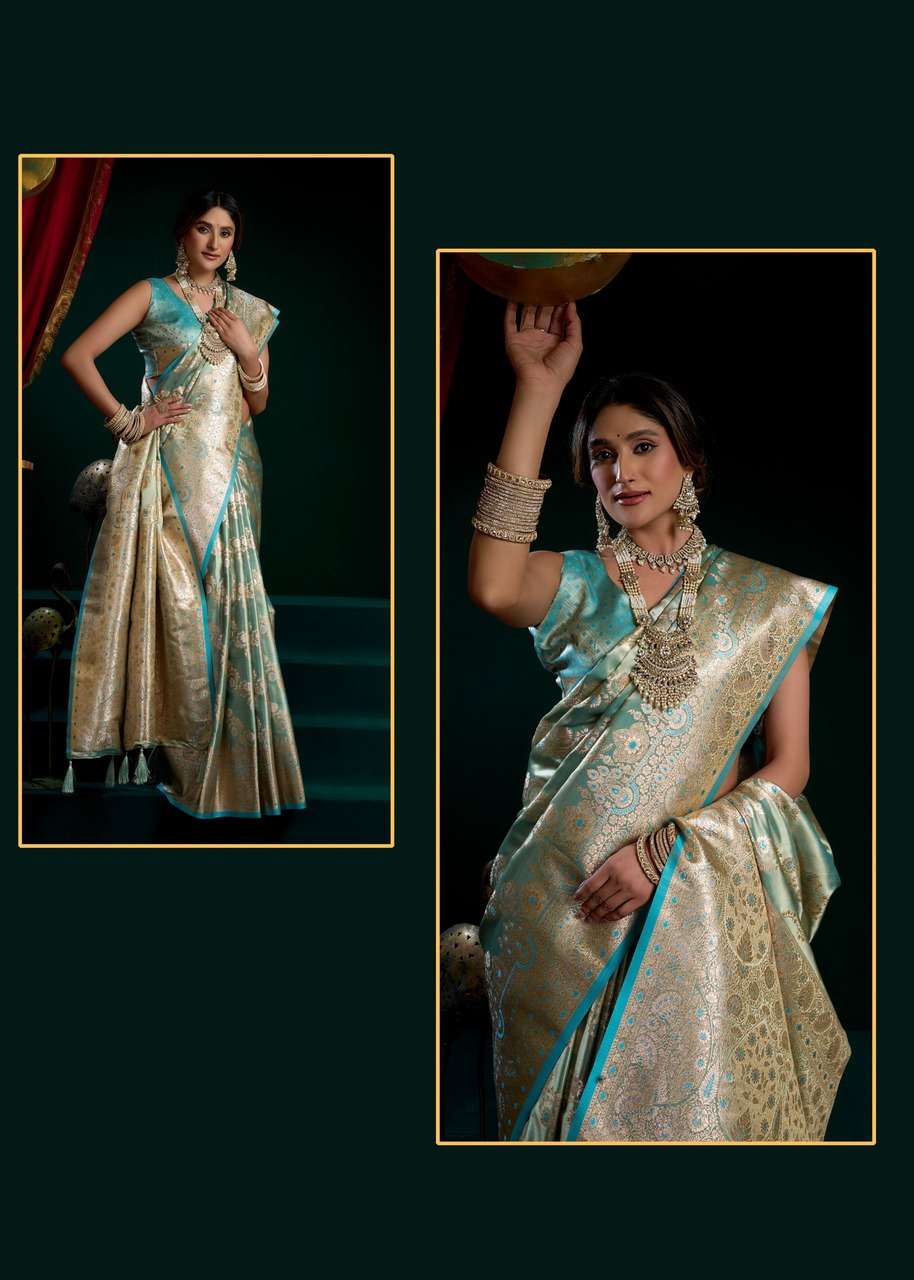 GOBUNI LAUNCHING PREMIUM SATIN SILK WITH FANCY SAREE SREEMATI CATALOG       