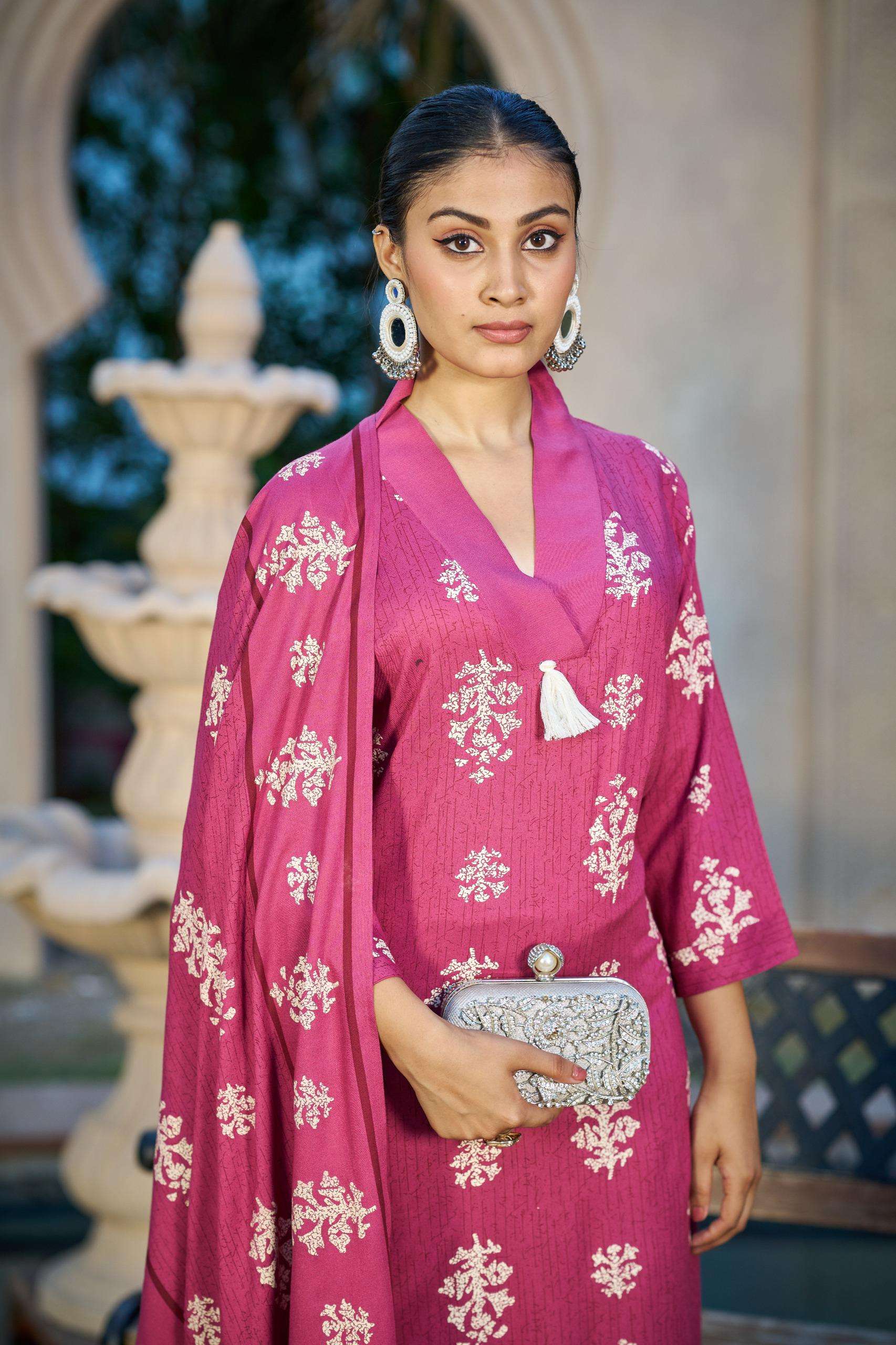 HEAVY VISCOSE RAYON WITH PRINT DAILY WEAR KURTI SET COLLECTION