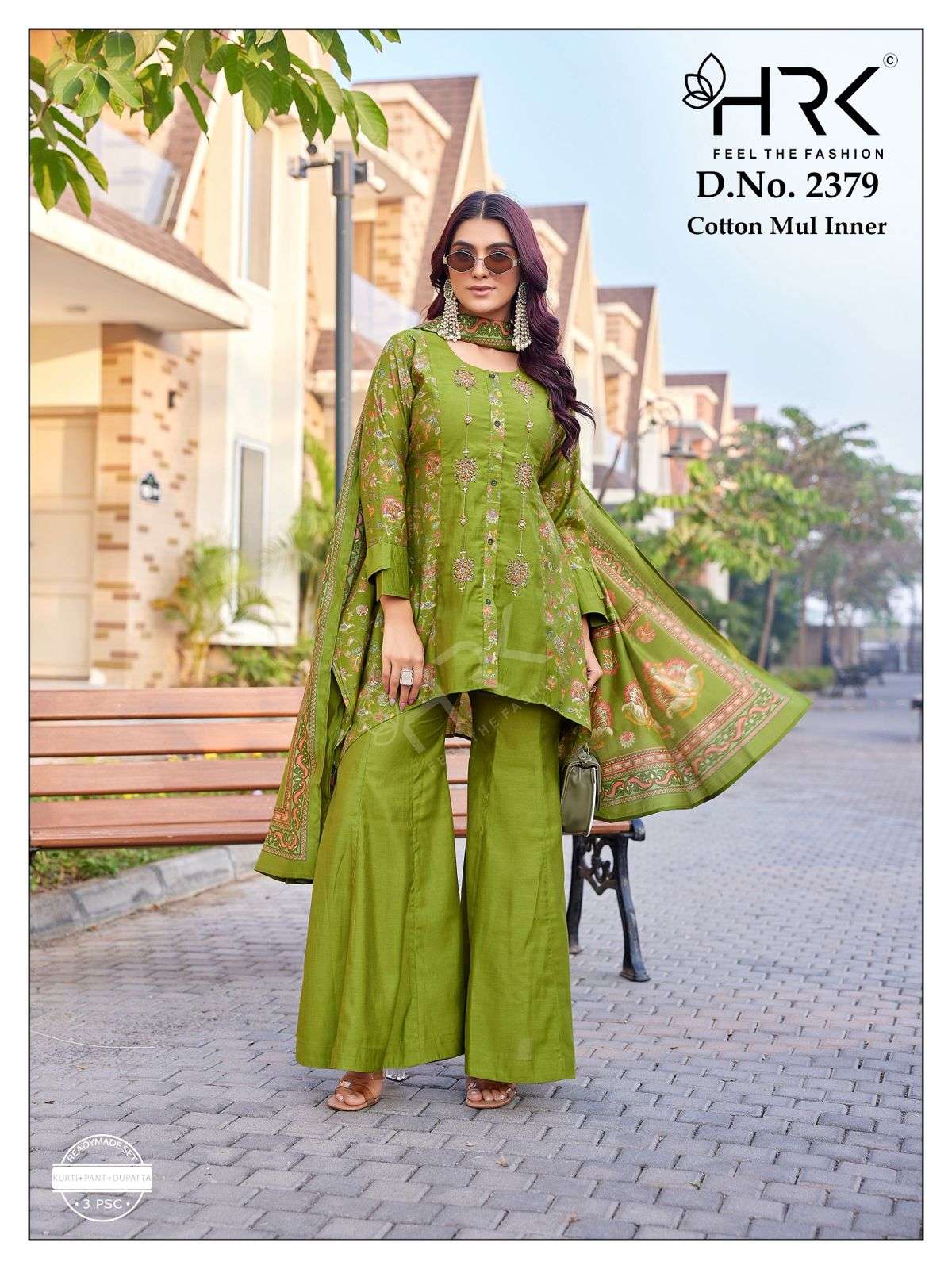 HRK LAUNCH NEW DESIGN SARARA STYLE KURTI SET COLLECTON