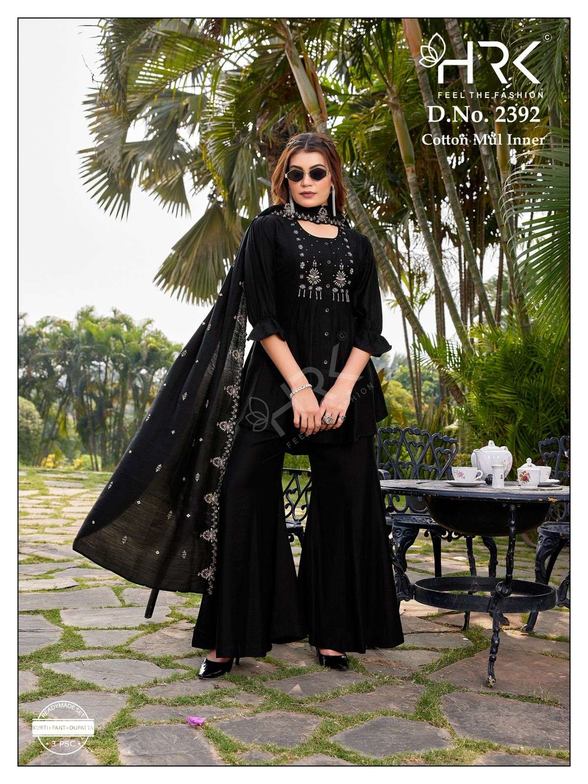 HRK LAUNCH NEW TRENDING DESIGN TOP PLAZZO AND DUPATTA COLLECTION