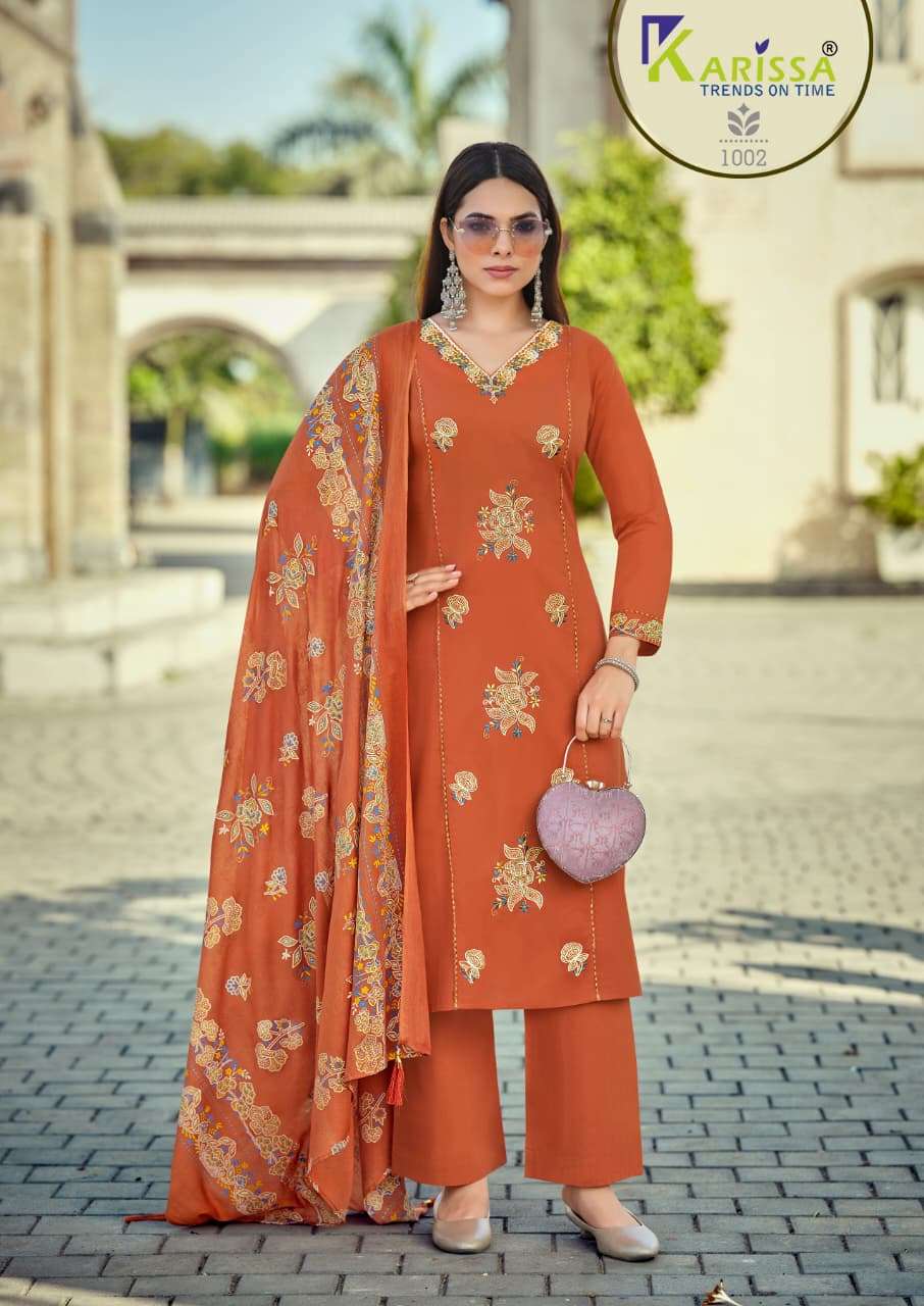 KARISSA BRAND LAUNCHING NEW PURE COTTON FABRIC KURTI SET COLLECTION