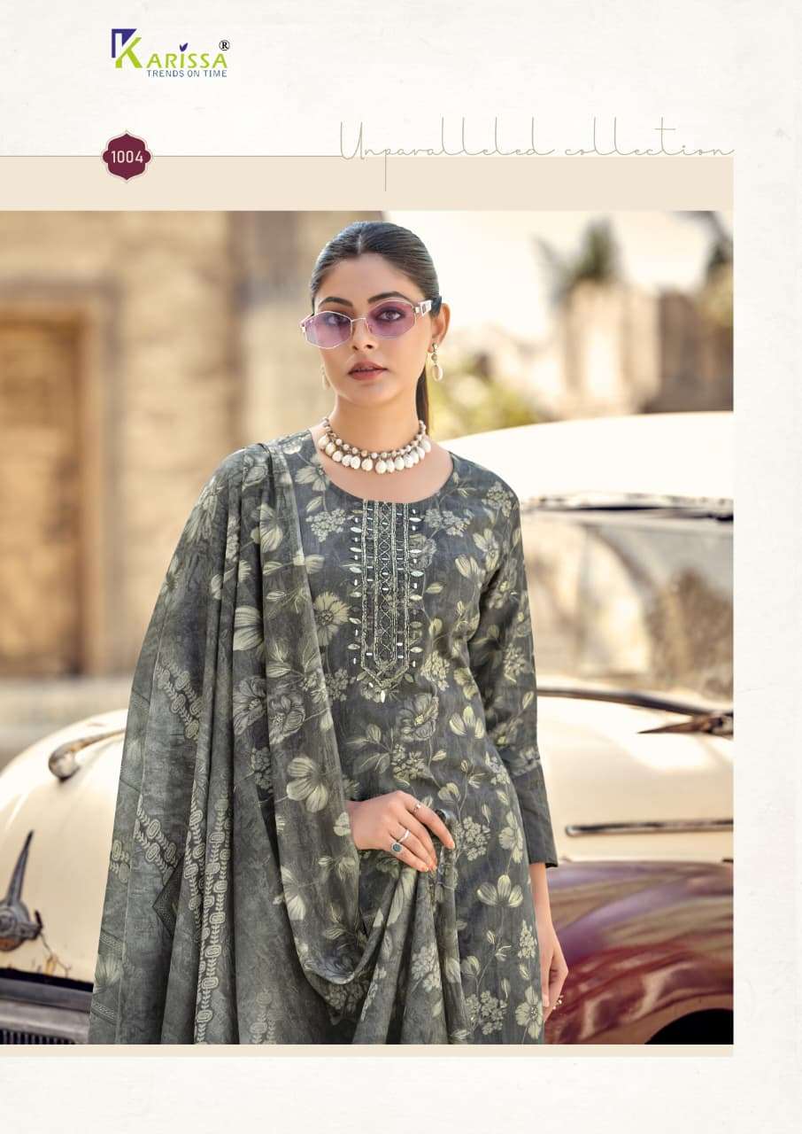 KARISSA LAUNCHING PREMIUM HEAVY COTTON KURTI SET SUMMER VIBES CATALOG