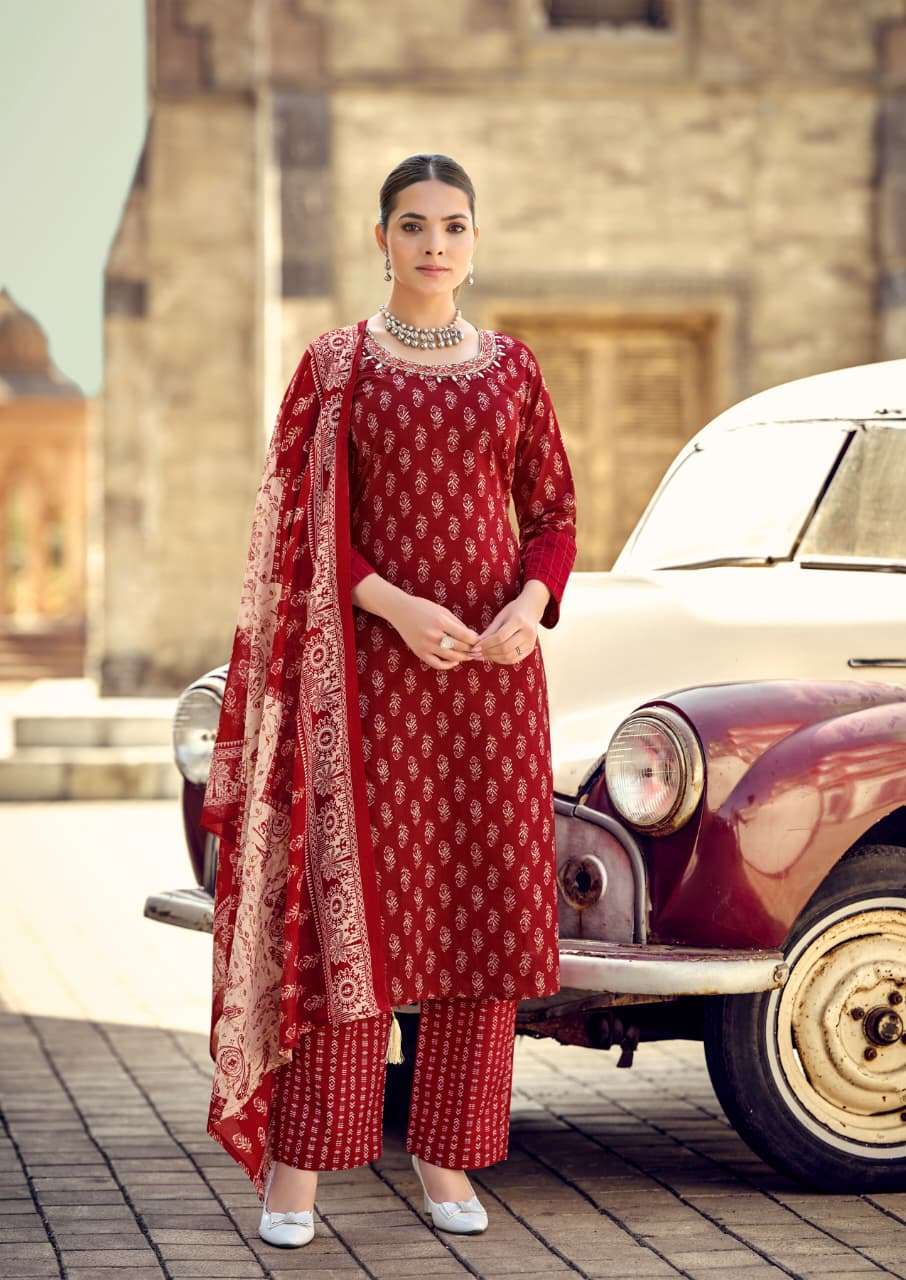 KARISSA LAUNCHING PREMIUM HEAVY COTTON KURTI SET SUMMER VIBES CATALOG