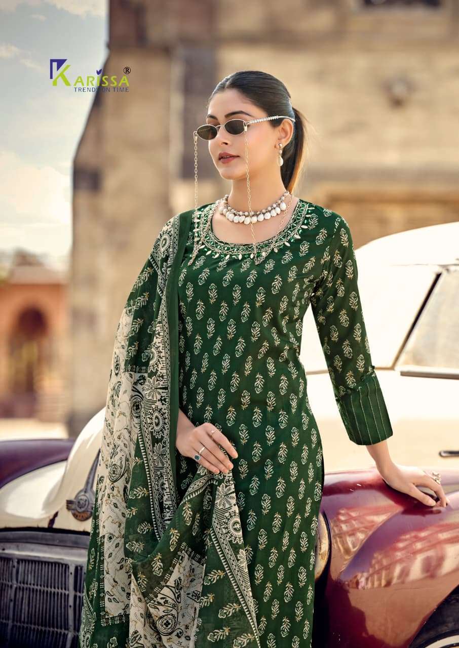 KARISSA LAUNCHING PREMIUM HEAVY COTTON KURTI SET SUMMER VIBES CATALOG