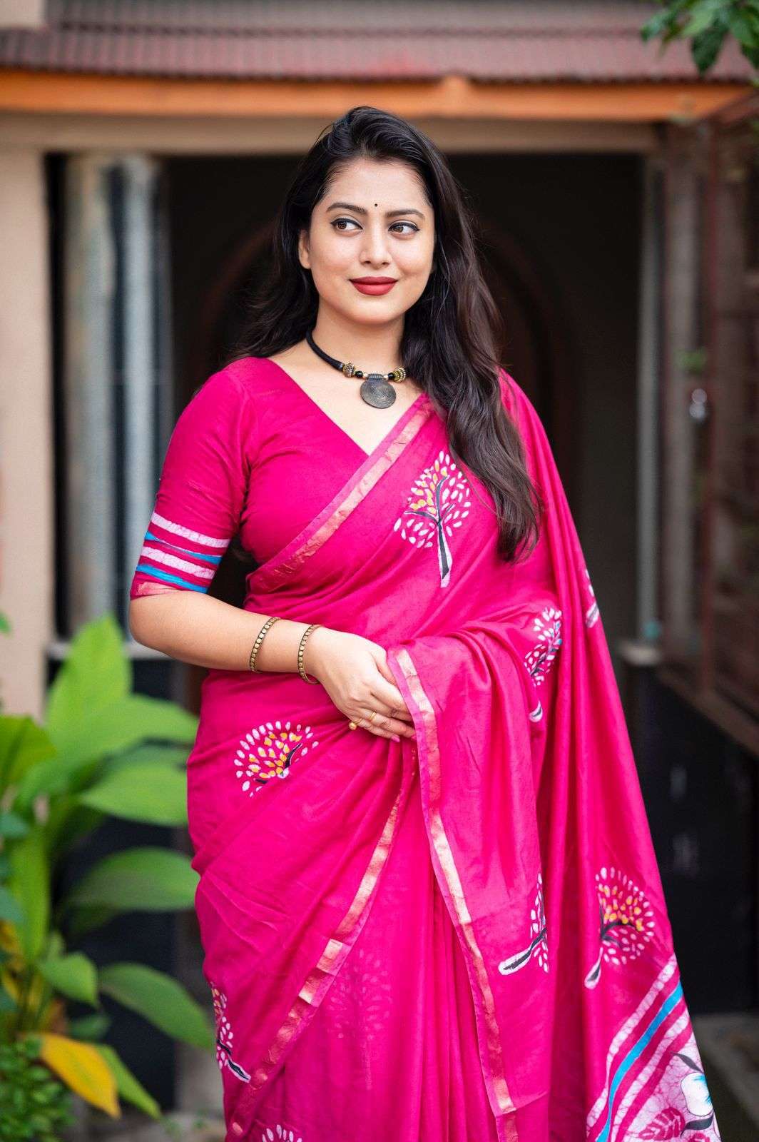 LAUNCHING MOST AMAZING PURE CHANDERI COTTON PRINTED SAREE 