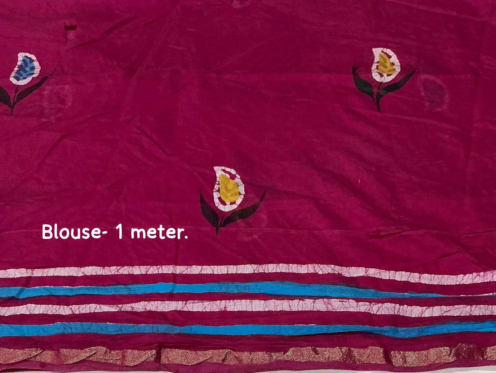 LAUNCHING MOST AMAZING PURE CHANDERI COTTON PRINTED SAREE 