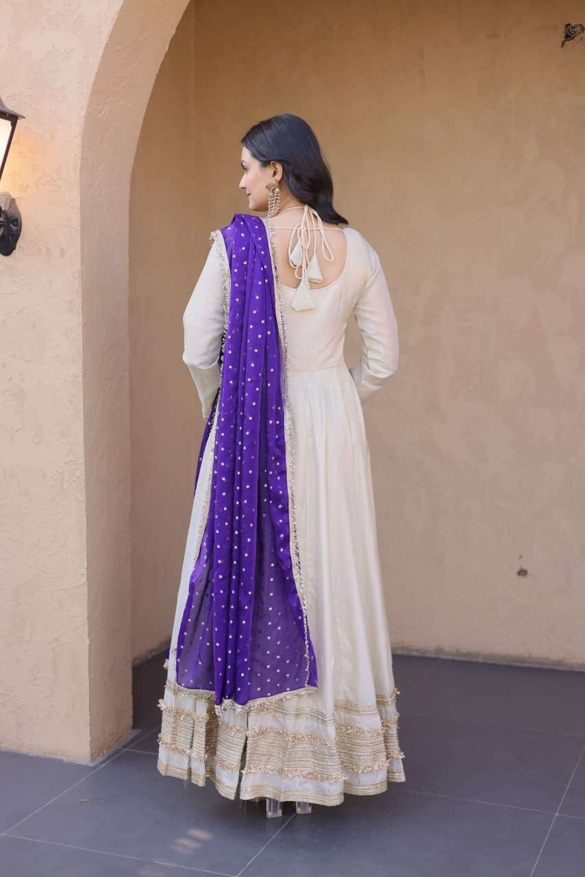 LAUNCHING NEW COSMOS WITH REAL MIRROR WORK ANARKALI STYLE DRESS COLLECTION