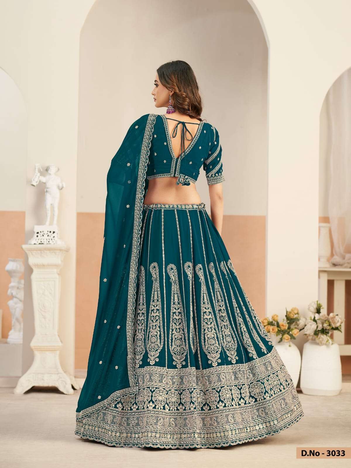LAUNCHING NEW GEORGETTE LEHENGA COLLECTION MEHVISH VOL-33