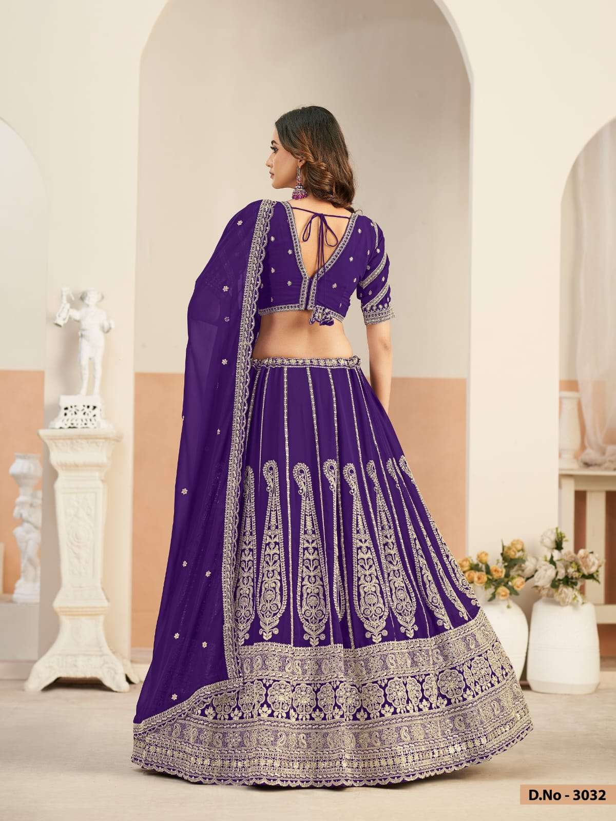 LAUNCHING NEW GEORGETTE LEHENGA COLLECTION MEHVISH VOL-33