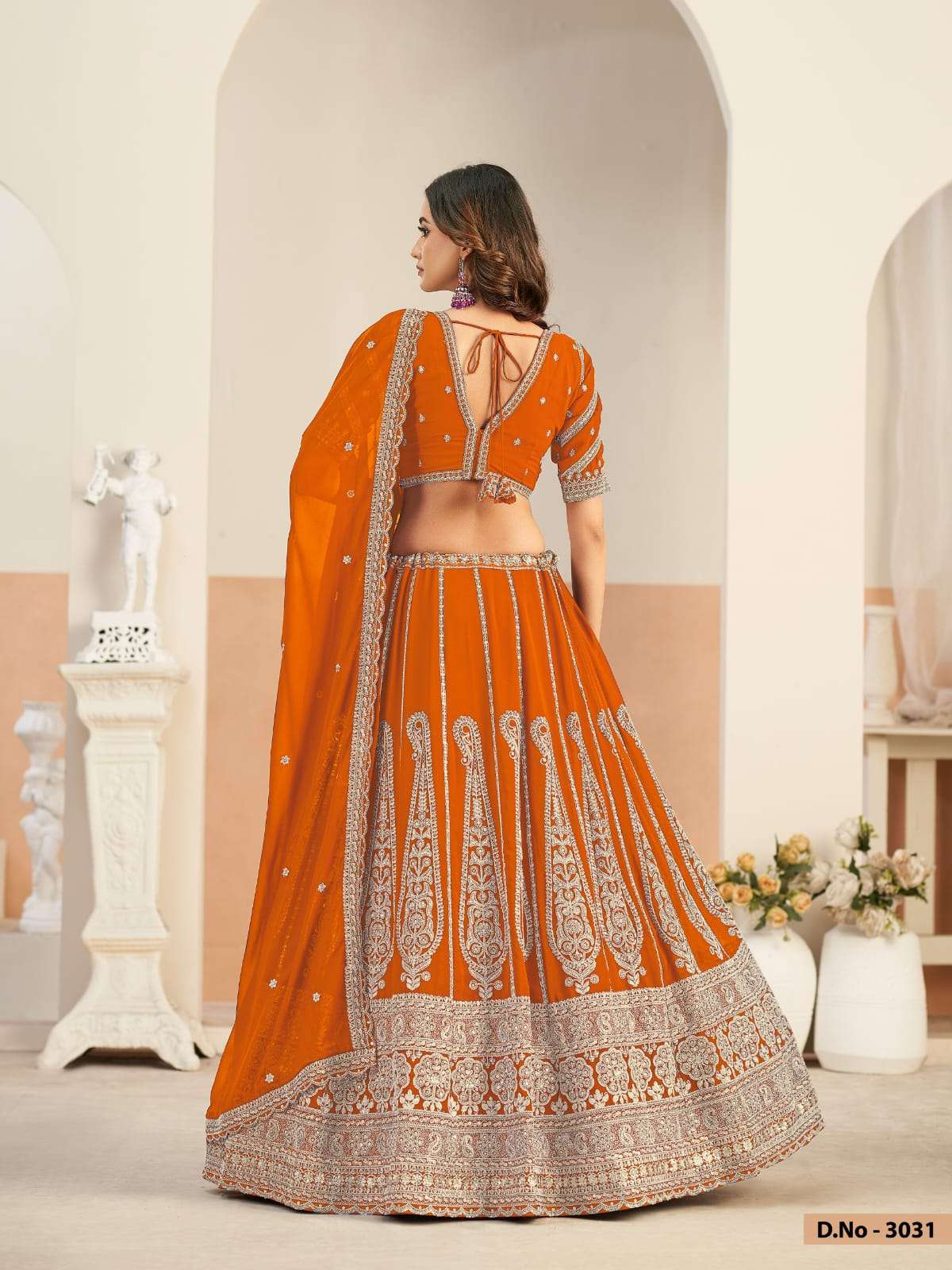 LAUNCHING NEW GEORGETTE LEHENGA COLLECTION MEHVISH VOL-33