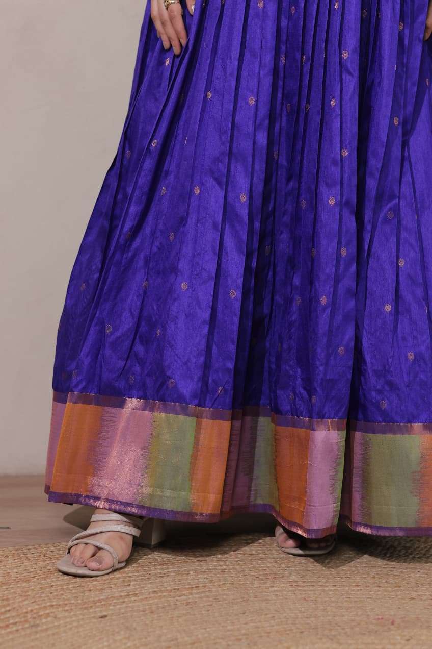 LAUNCHING NEW TREANDING CRAFT SILK FABRIC GOWN