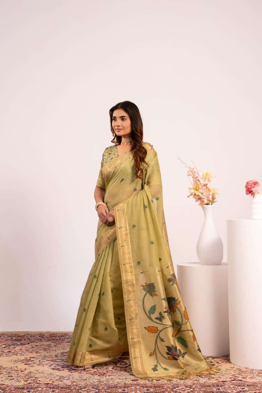 LAUNCHING PREMIUM SOFT MUGA COTTON SAREE COLLECTION