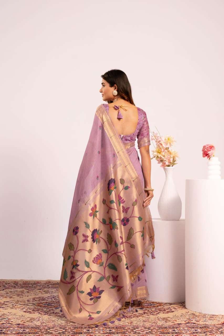 LAUNCHING PREMIUM SOFT MUGA COTTON SAREE COLLECTION